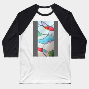 Stain Glass 3 Baseball T-Shirt